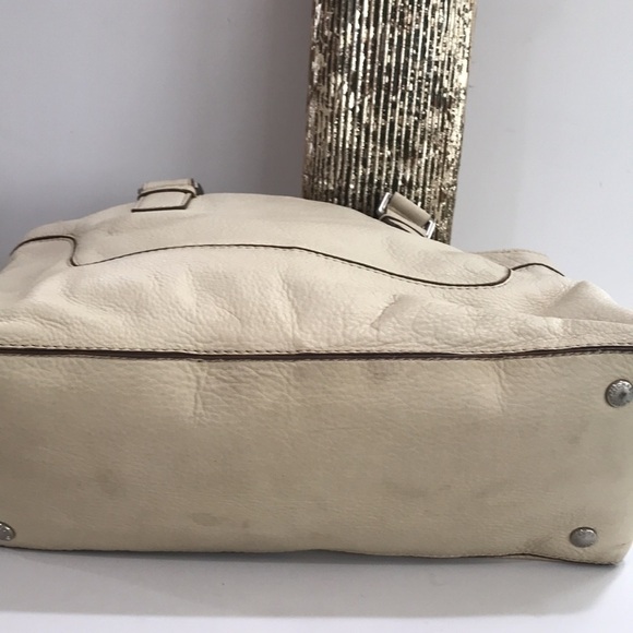 Michael Kors cram leather purse shoulder bah leather ivory - Picture 7 of 9
